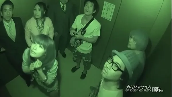 Watch Emergency stop! Closed room elevator gangbang 1 energy Clips