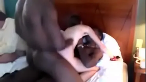 Watch wife double penetrated by black lovers while cuckold husband watch energy Clips