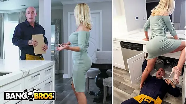 Watch BANGBROS - Nikki Benz Gets Her Pipes Fixed By Plumber Derrick Pierce energy Clips