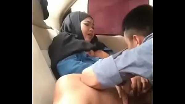 Watch Hijab girl in car with boyfriend energy Clips