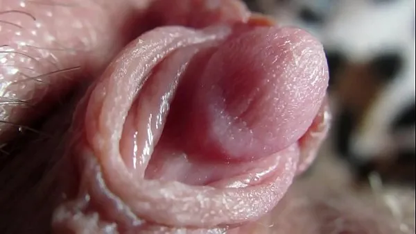 Watch Extreme close up on my huge clit head pulsating energy Clips