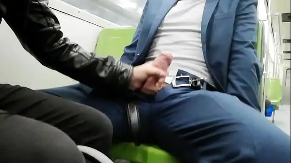 Watch Cruising in the Metro with an embarrassed boy energy Clips