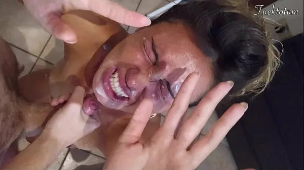 Watch Girl orgasms multiple times and in all positions. (at 7.4, 22.4, 37.2). BLOWJOB FEET UP with epic huge facial as a REWARD - FRENCH audio energy Clips