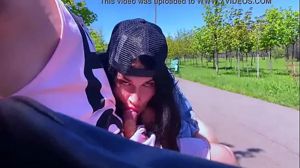 Watch Blowjob challenge in public to a stranger, the guy thought it was prank energy Clips