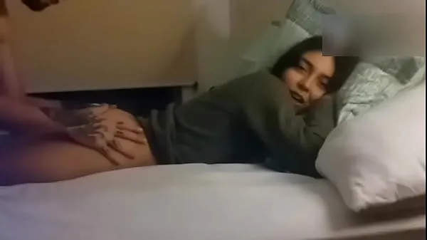 Watch BLOWJOB UNDER THE SHEETS - TEEN ANAL DOGGYSTYLE SEX energy Clips