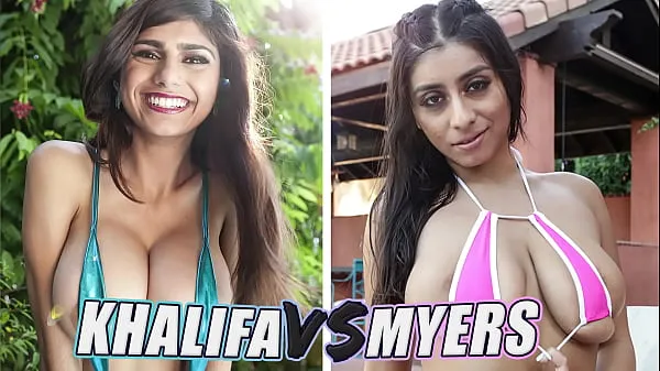 Watch BANGBROS - Battle Of The GOATs: Mia Khalifa vs Violet Myers (Round Two energy Clips
