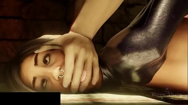 Obejrzyj RopeDude Lara's BDSM klipy energetyczne