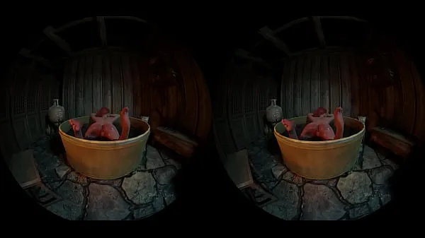 Watch The Awakening bath time VR hentai energy Clips
