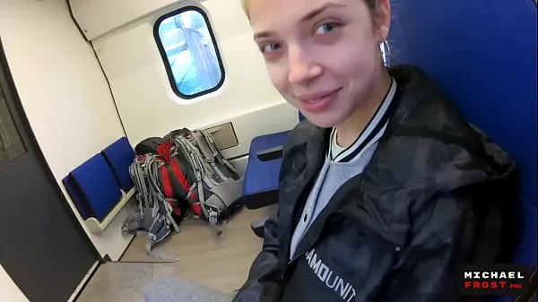 Watch Real Public Blowjob in the Train | POV Oral CreamPie by MihaNika69 and MichaelFrost energy Clips