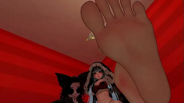 Watch 3 Girls Femdom you with their Feet (VR energy Clips